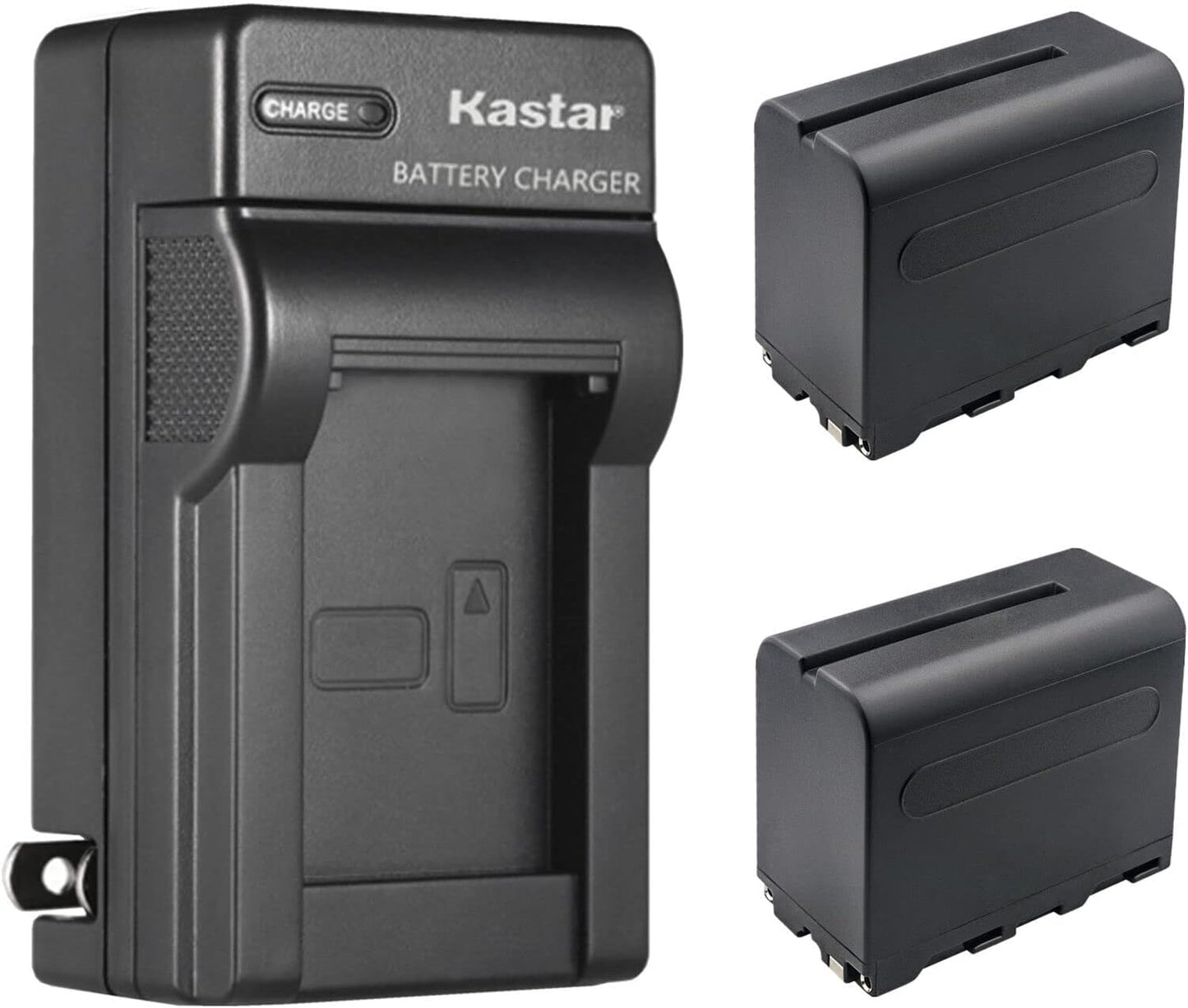 Kastar NP-F960 NP-F970 Battery and Charger for Godox Monitors