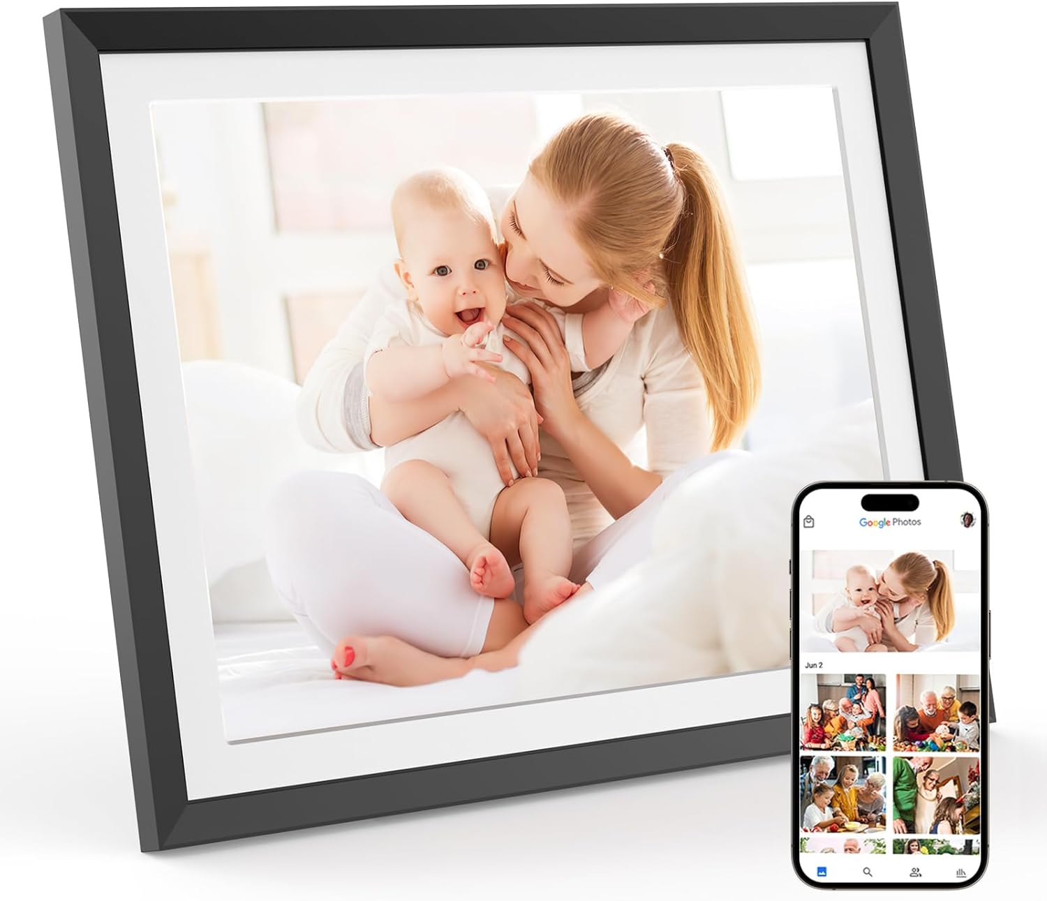 9.7 Inch Digital Picture Frame with Unlimited Cloud Storage