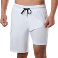 BRISIRA Mens Swim Trunks 9 in Inseam - Compression Liner Comfort won't