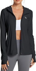 baleaf Women's UPF 50+ Sun Protection Hoodie - Lightweight Shield