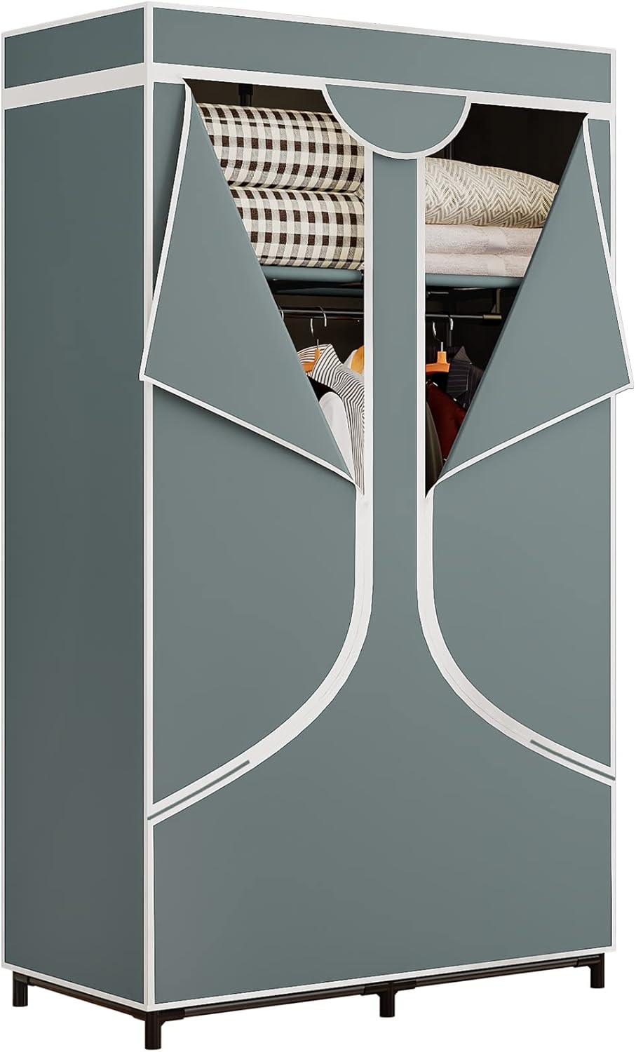 Portable Wardrobe Closet Organizer with Large Capacity Storage