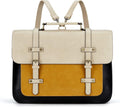 ECOSUSI Laptop Bag for Women Vegan Leather Messenger Bag - Convertible