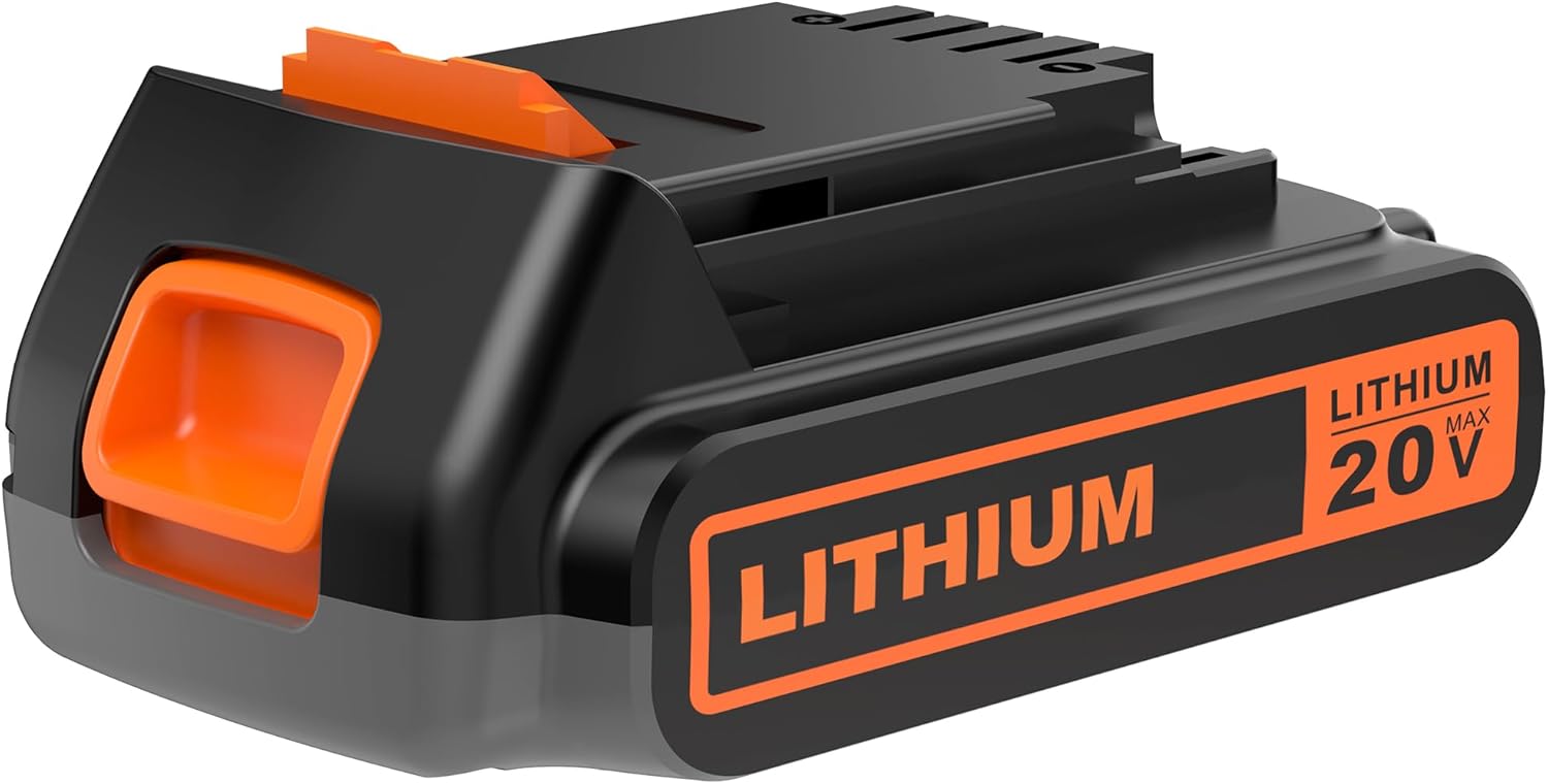 20 Volt MAX 2.0Ah Replacement Battery for Black and Decker Tools