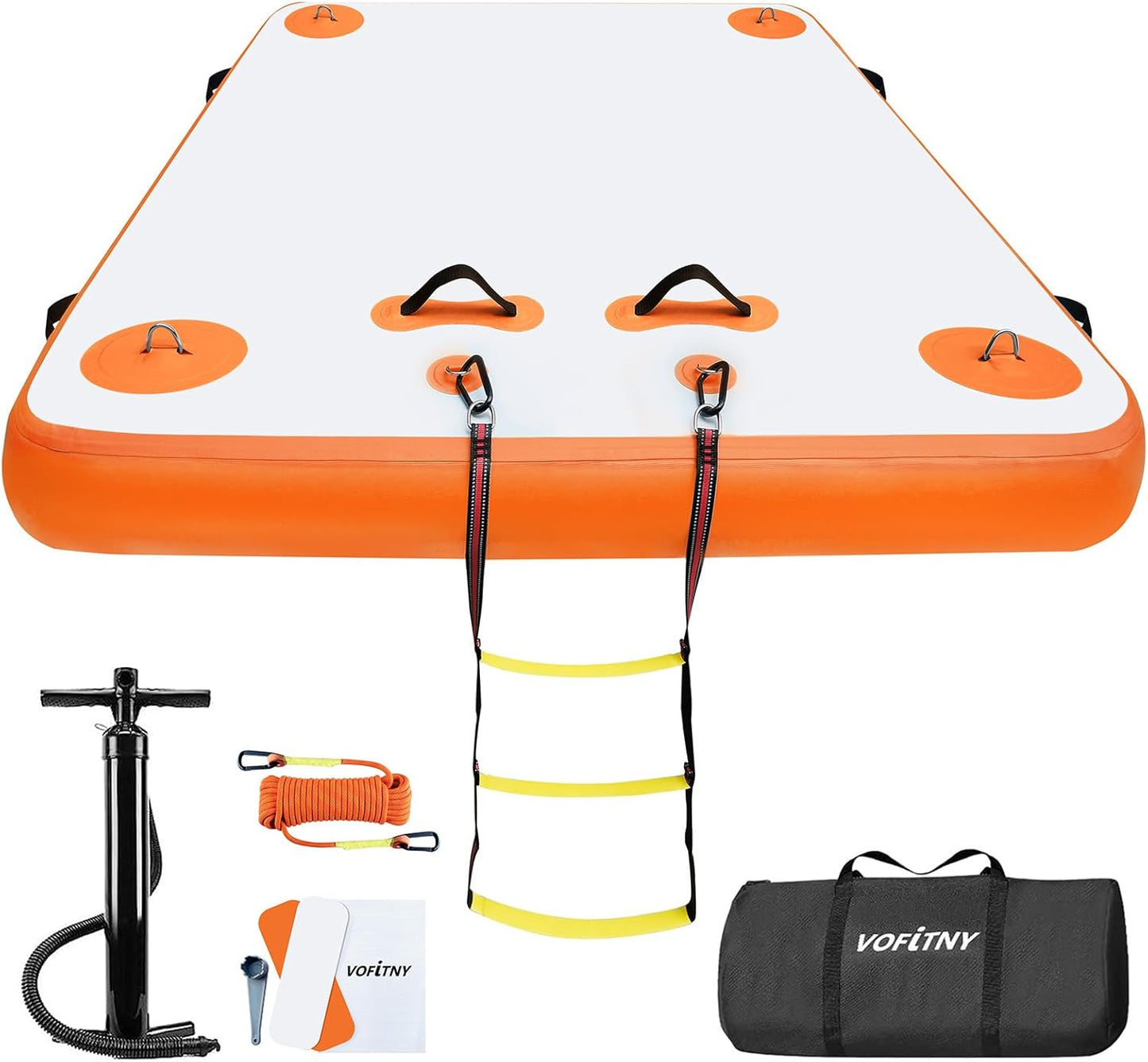 Inflatable Floating Dock for Lakes - Versatile Swim Platform