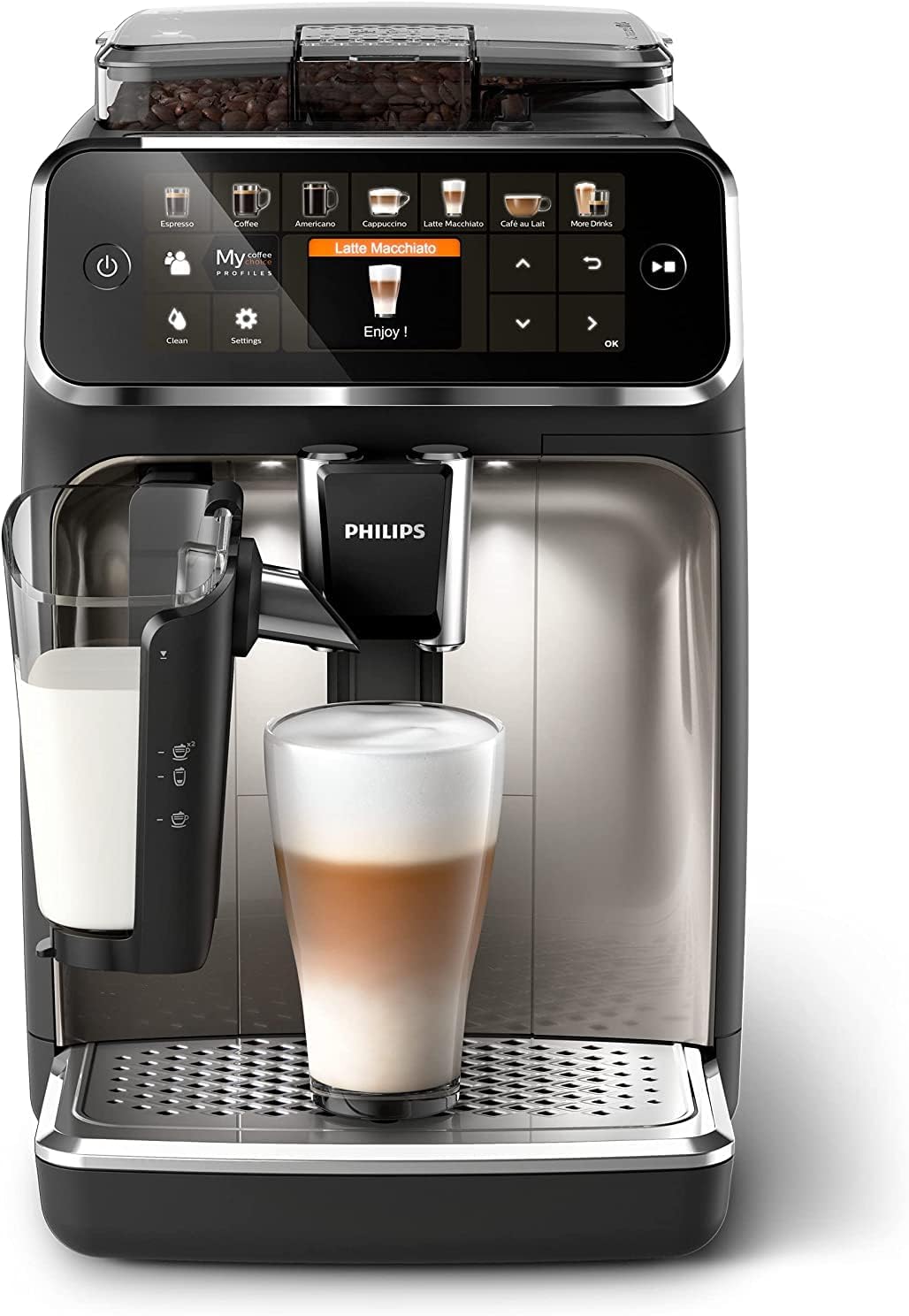 Renewed PHILIPS 5400 Espresso with LatteGo