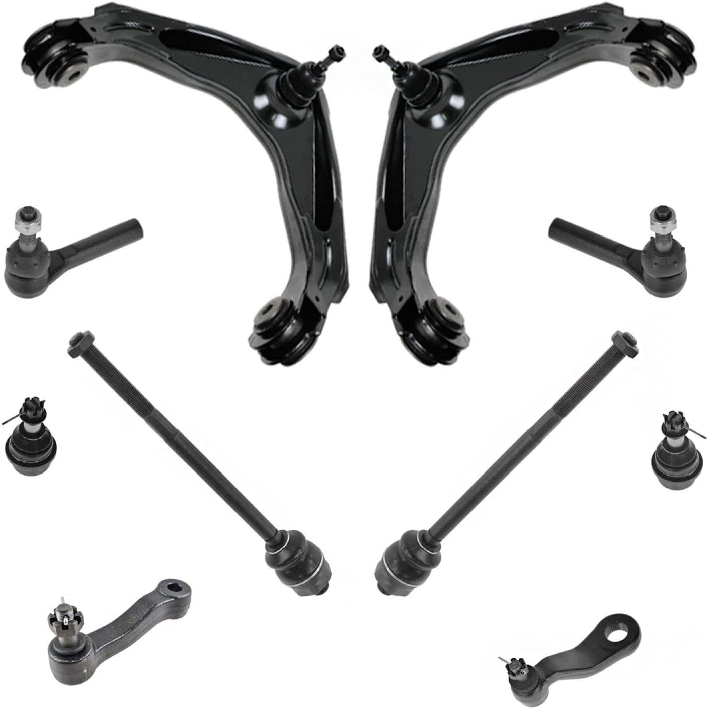 TRQ Front Steering & Suspension Kit for Chevrolet GMC Hummer