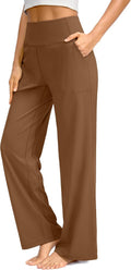 Wide Leg Pants for Women Petite/Regular/Tall High Waist - Stretch Yoga