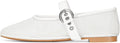 Mesh Ballet Flats Round Toe Mary Jane Buckle Flats - Comfortable Fit