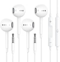 Earbuds Wired 3.5 MM for iPhone - Dual Pack Stereo Headphones