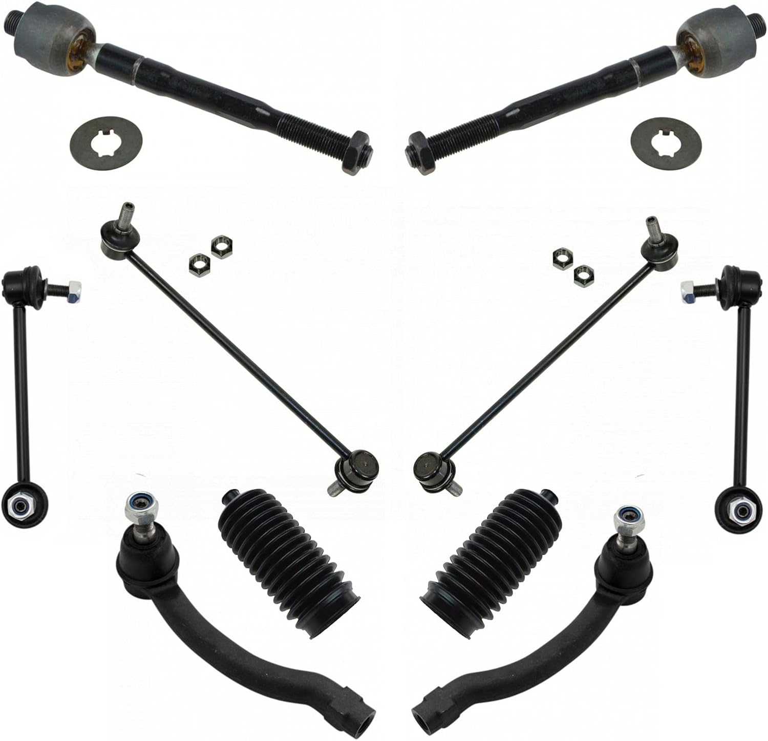 TRQ Steering & Suspension Kit for 2007-2013 Acura MDX Vehicles