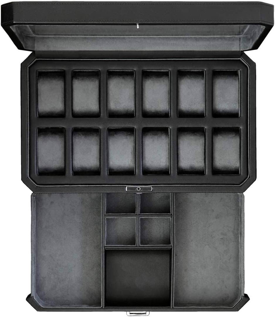 ROTHWELL Luxury Watch Box - Premium Holder with Drawer