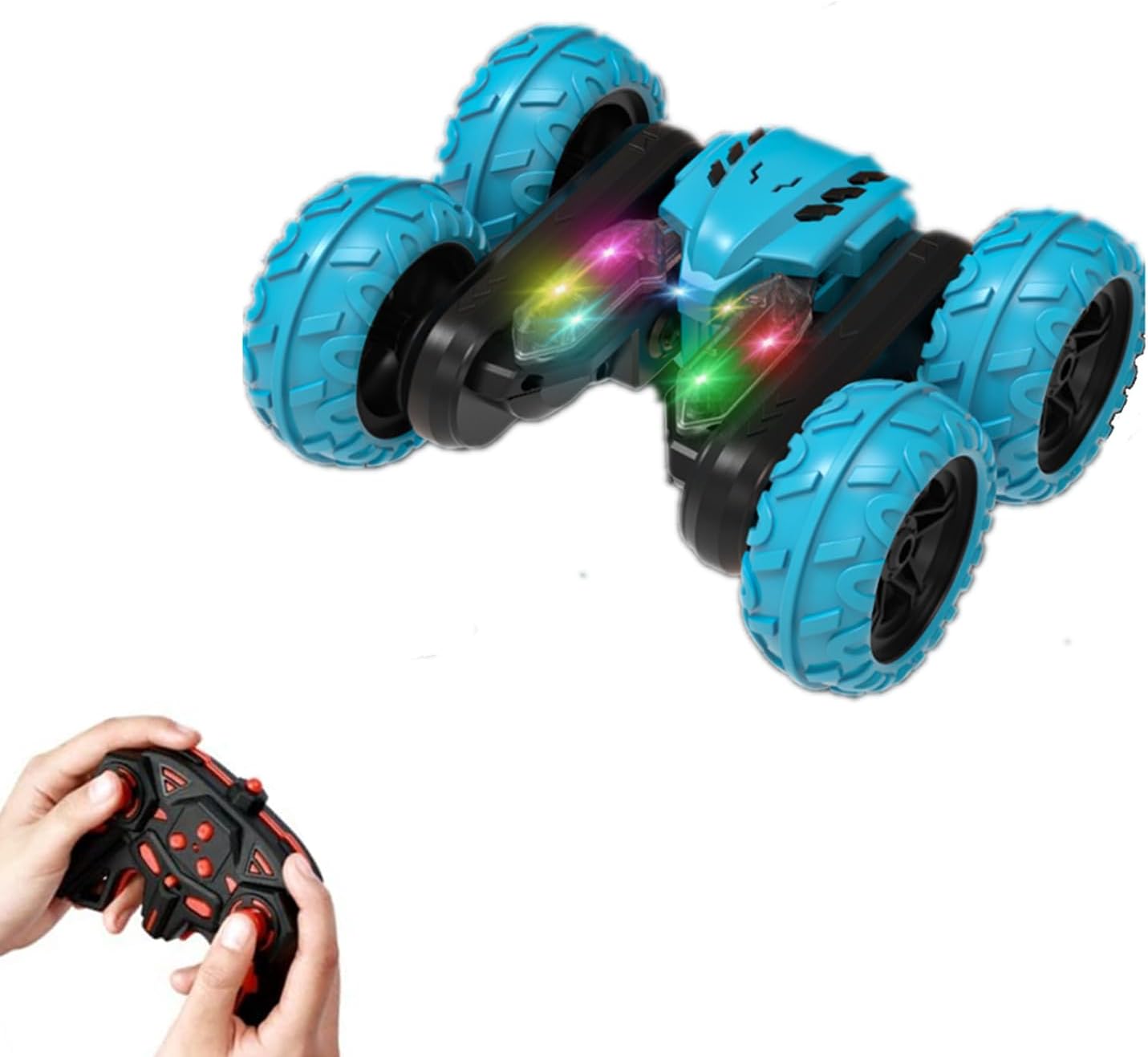 iHobby RC 360 Stunt Car: Flashing Lights, Double-Sided, Off-Road Fun!