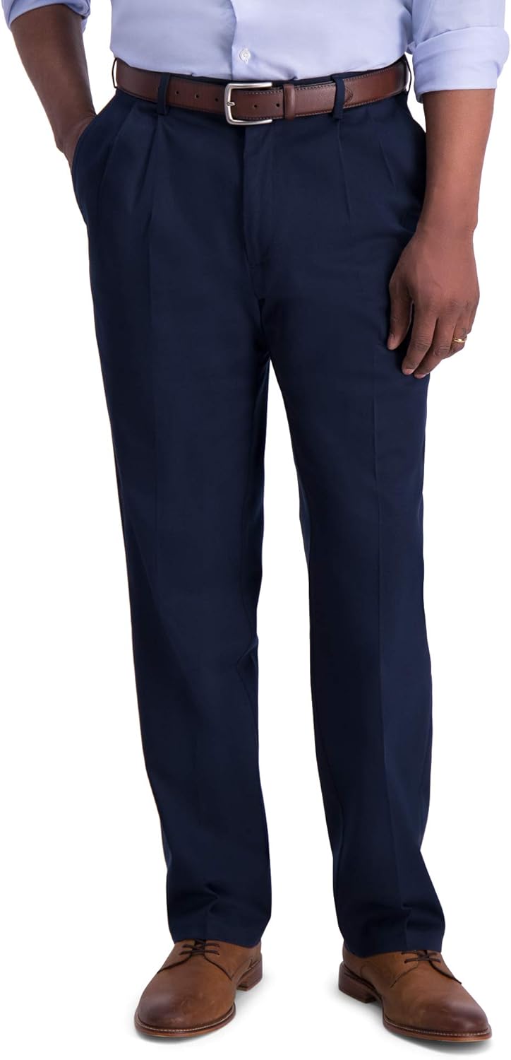 Haggar Men's Iron Free Premium Khaki Classic Fit Pants Review