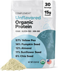 Complement Organic Unflavored Vegan Protein Powder - Clean 15g Plant