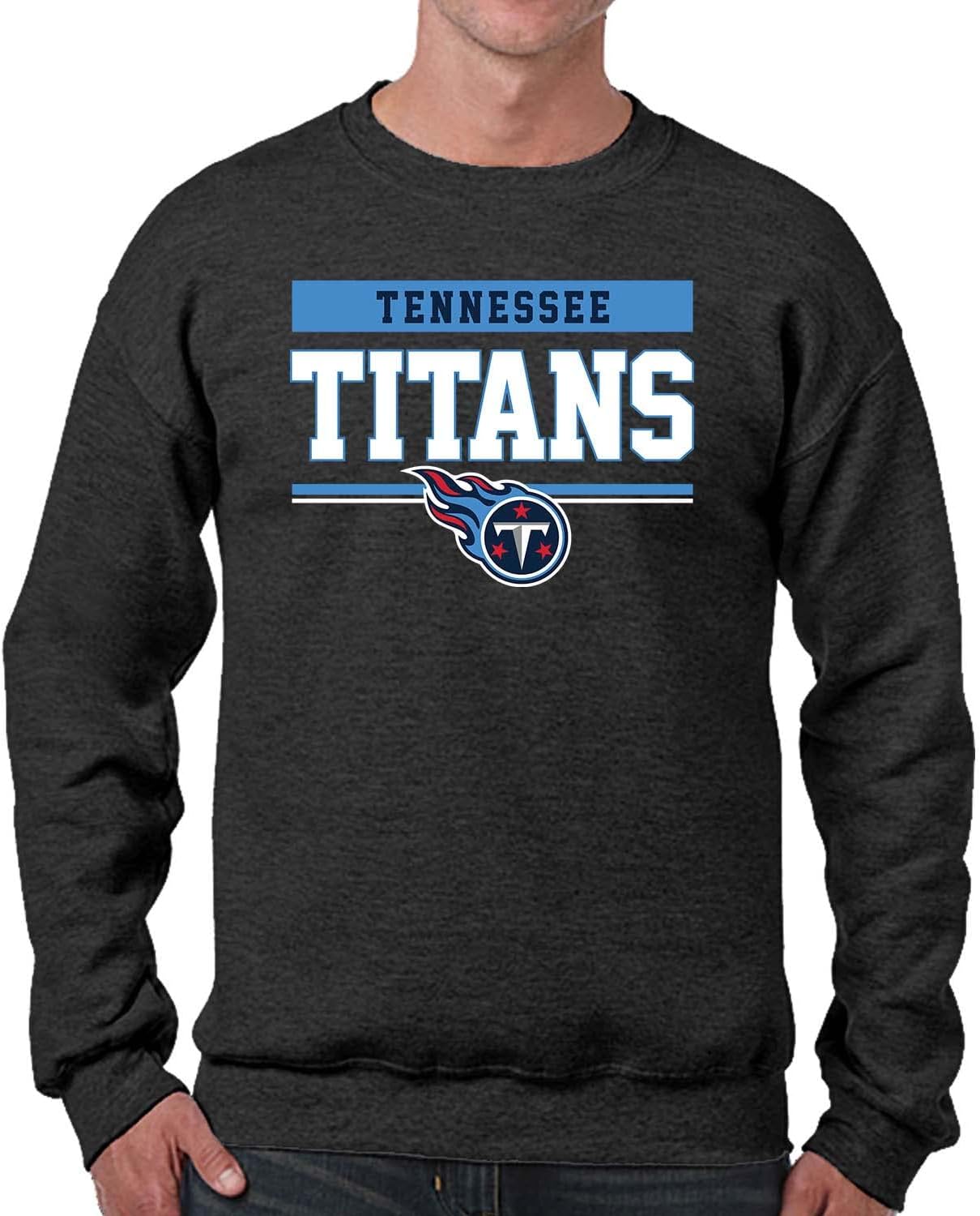 Tennessee Titans Charcoal Crewneck Sweatshirt for Gameday Style