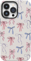 Casely iPhone 14 Pro Max Case Coquette Girlie - Pastel Bows, Bold