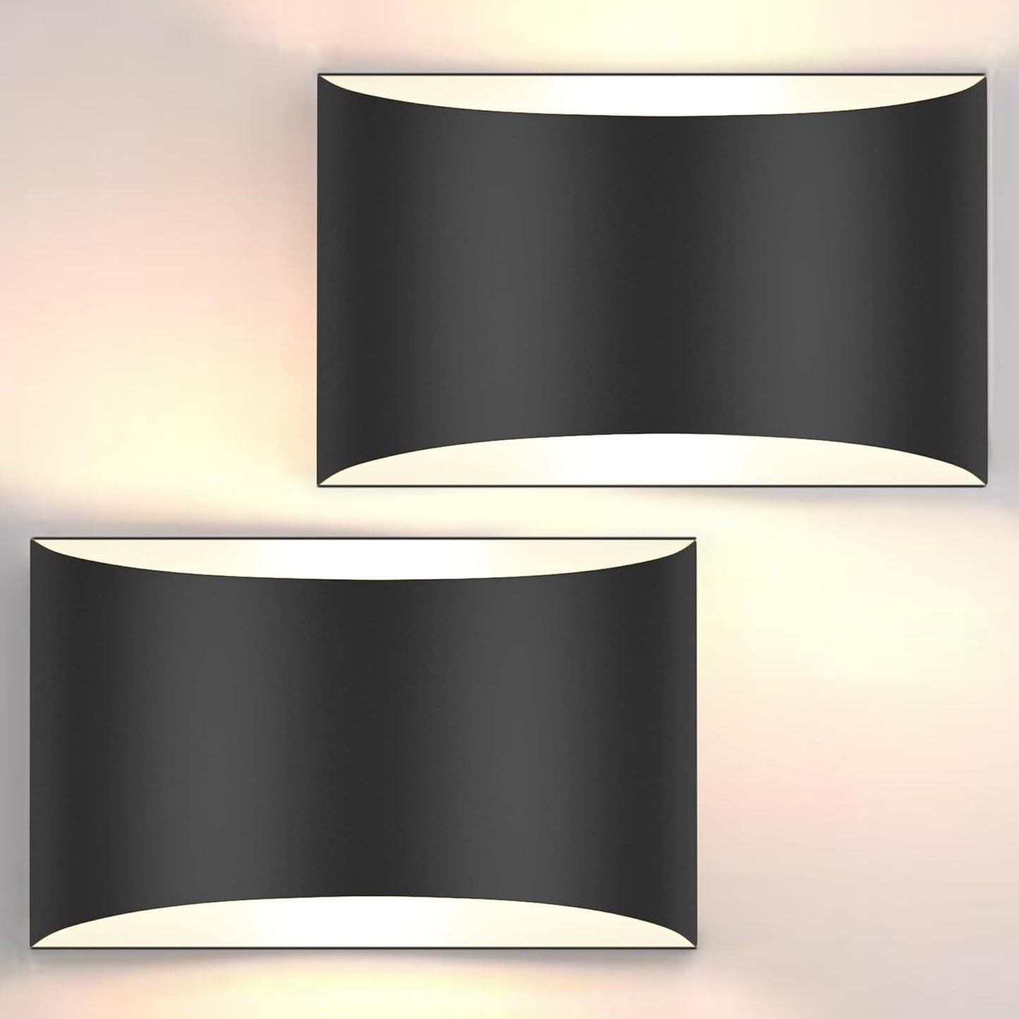Modern LED Wall Sconces Set of 2 for Elegant Home Lighting