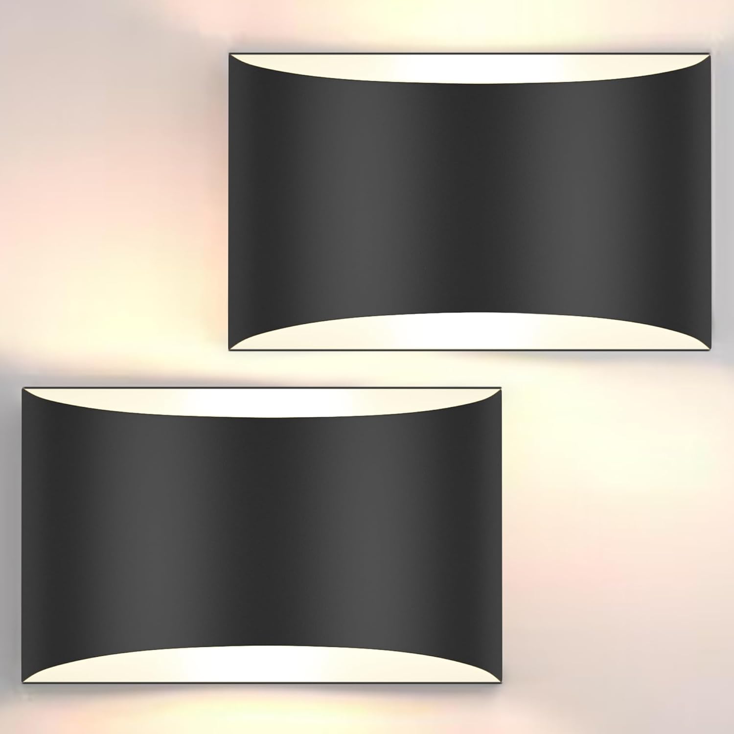 Modern LED Wall Sconces Set of 2 for Elegant Home Lighting