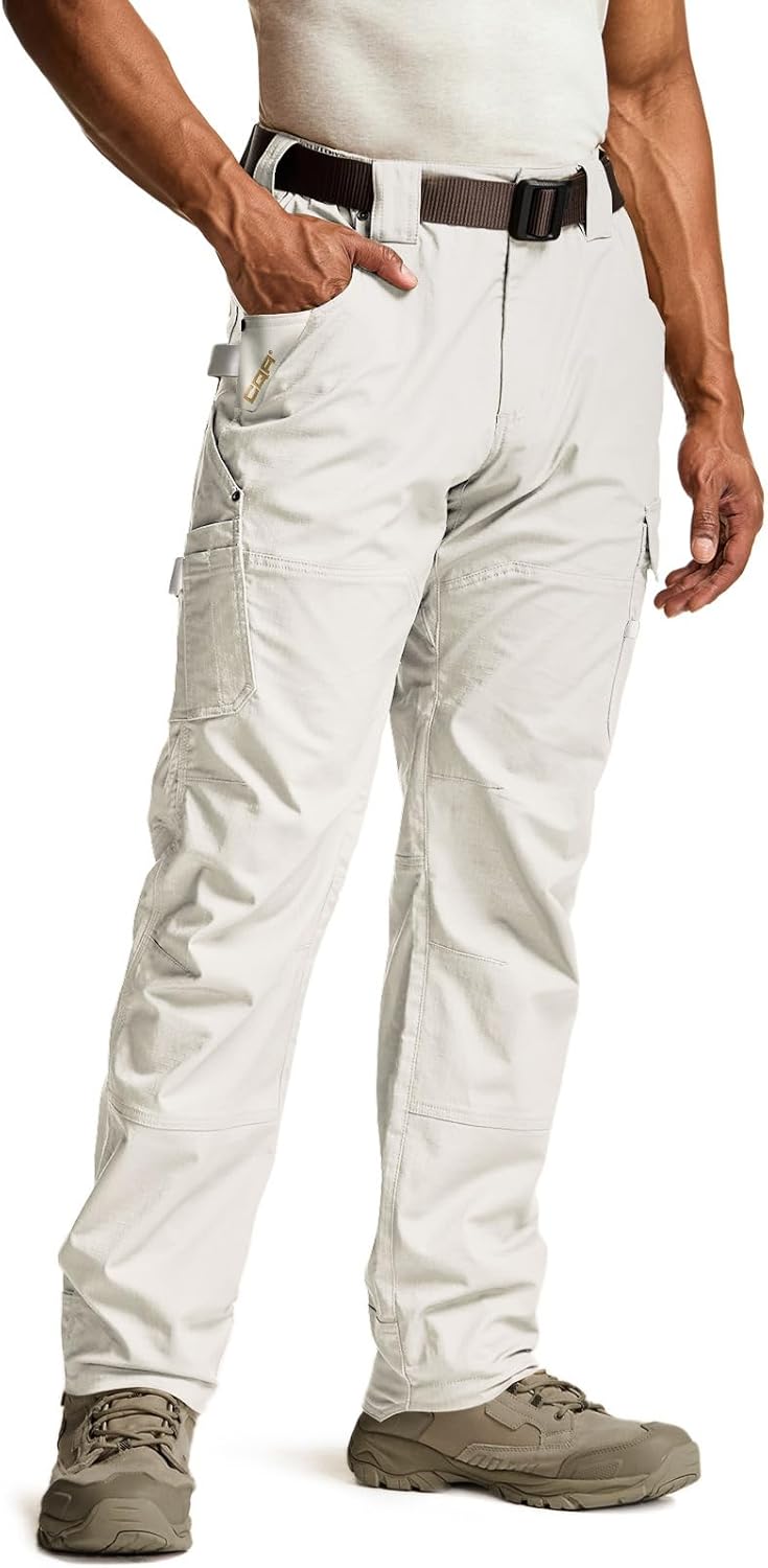 CQR Men's Quick Dry Work Pants for Tactical and Outdoor Use