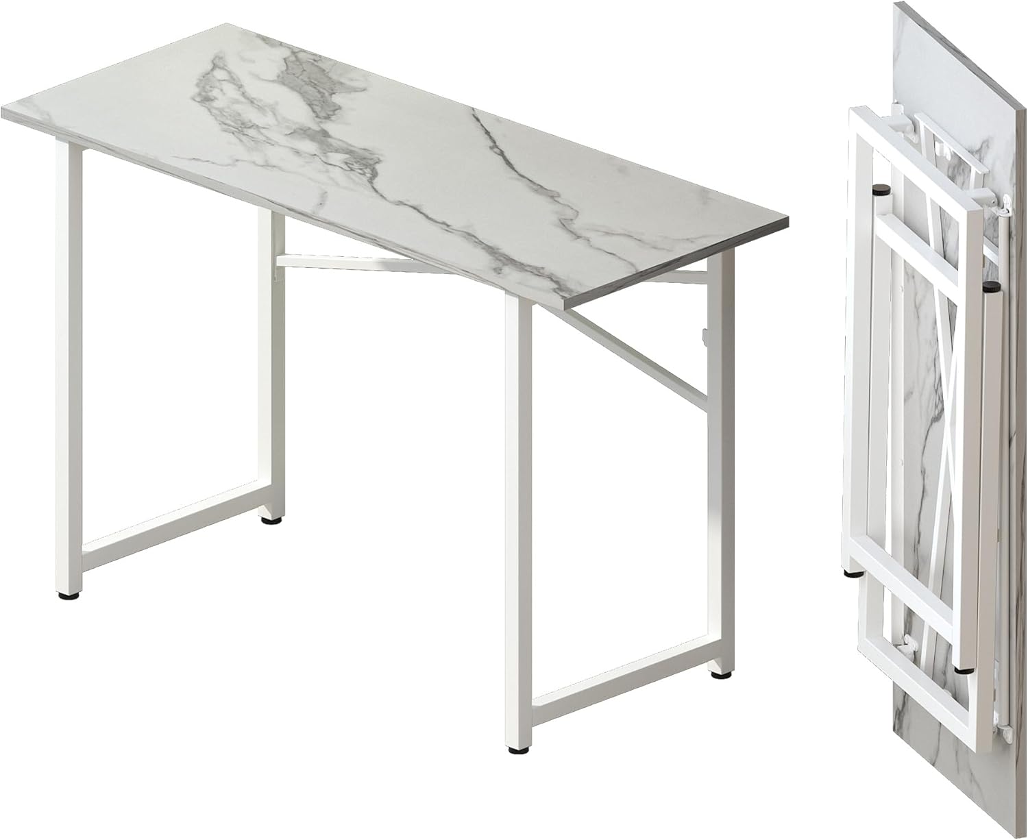 47 Inch Folding Desk for Home Office, Gaming, and Camping Use