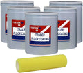 Protects Trailer Floors, Ramps and Walls (Black, 5 Gallons) - Non-Slip