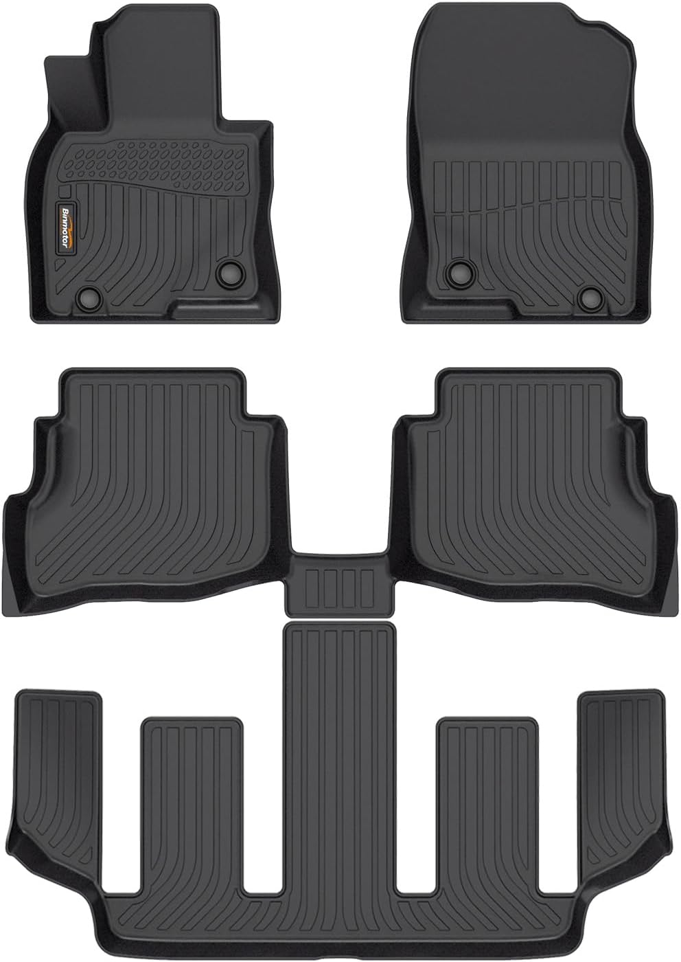 Binmotor Floor Mats for 2020-2023 Mazda CX-9 All Weather