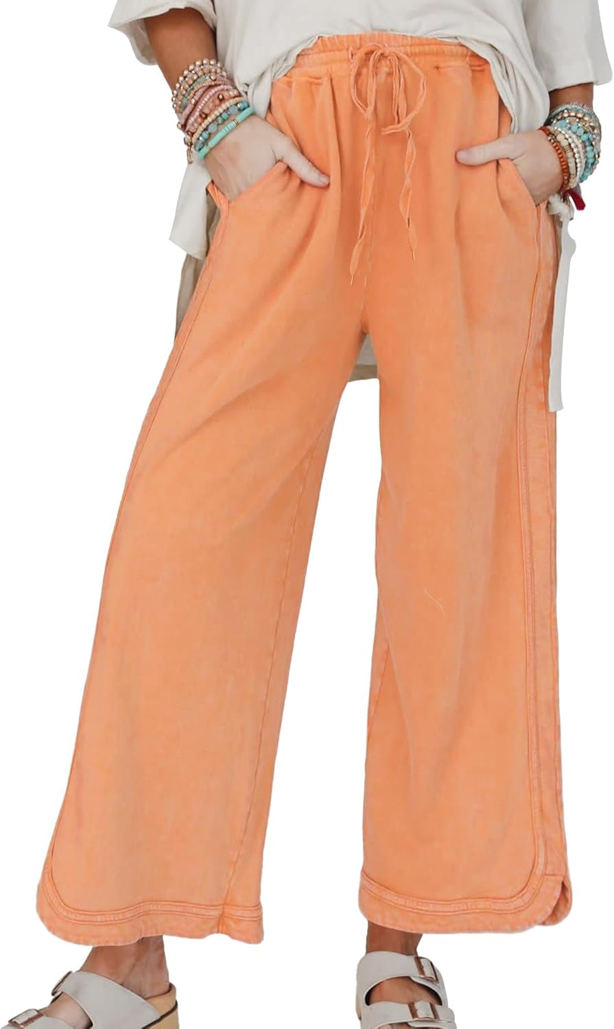 Hixiaohe Women's Casual Wide Leg Sweatpants for Every Occasion