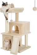 PAWZ Road Cat Tree Luxury Tower with Double Condos - Cozy & Sturdy