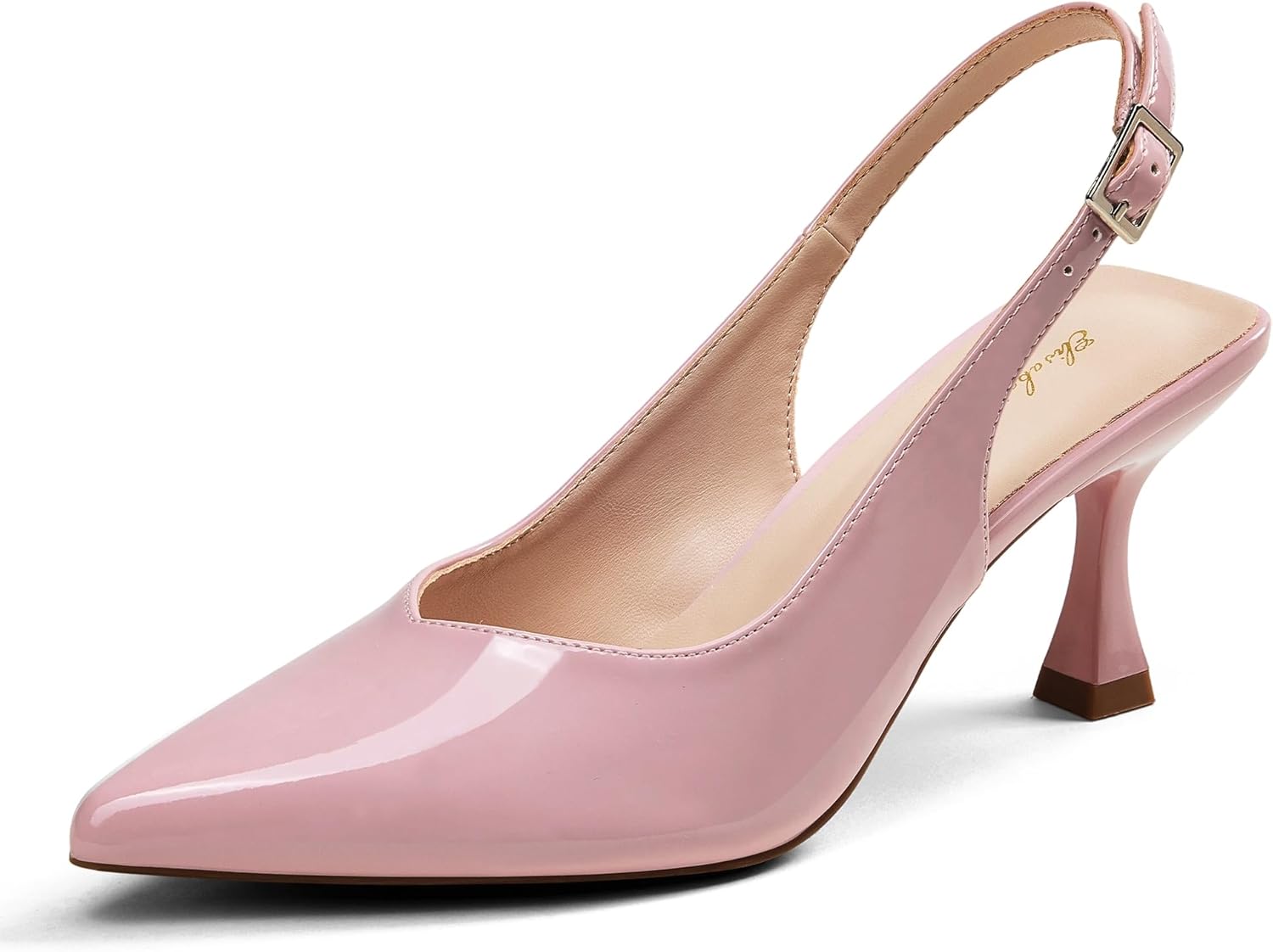 Elisabet Tang Women's Kitten Heel Slingback Pumps for Elegance