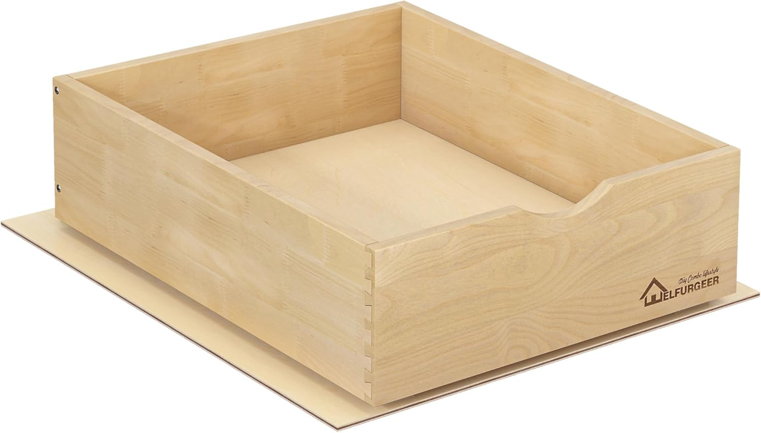 WelFurGeer Soft Close Pull Out Drawers for Kitchen Cabinets