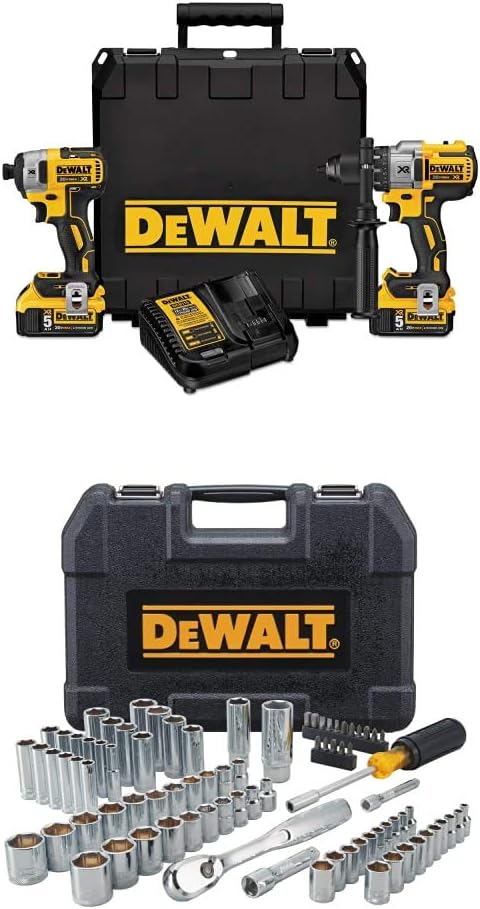 DEWALT DCK299P2 20V MAX XR Hammerdrill & Impact Driver Combo