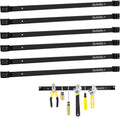 6 Pieces 24ft Magnetic Tool Holder Strip Set - Garage Organizer