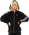 adidas Originals Womens Full Zip Fleece Hoodie Jacket - Cozy Everyday