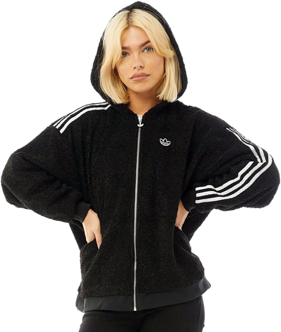 Cozy adidas Originals Black Fleece Hoodie
