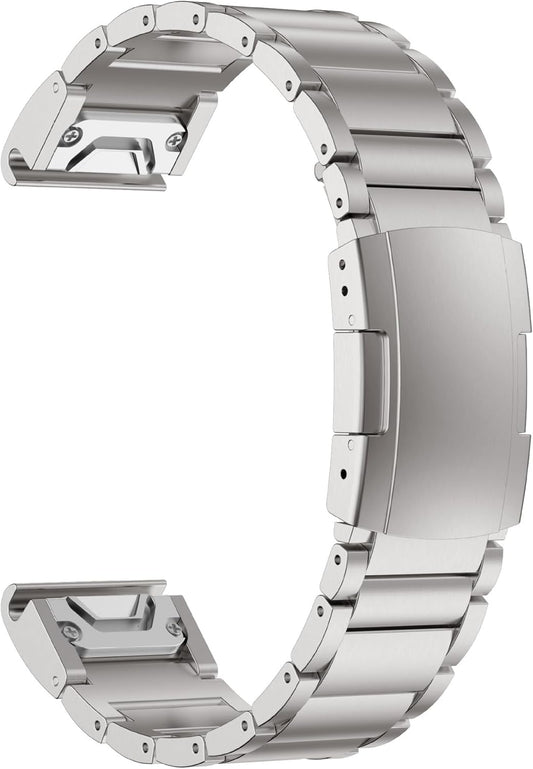 Titanium Band for Garmin Fenix 8 and Other Models - 26mm Strap