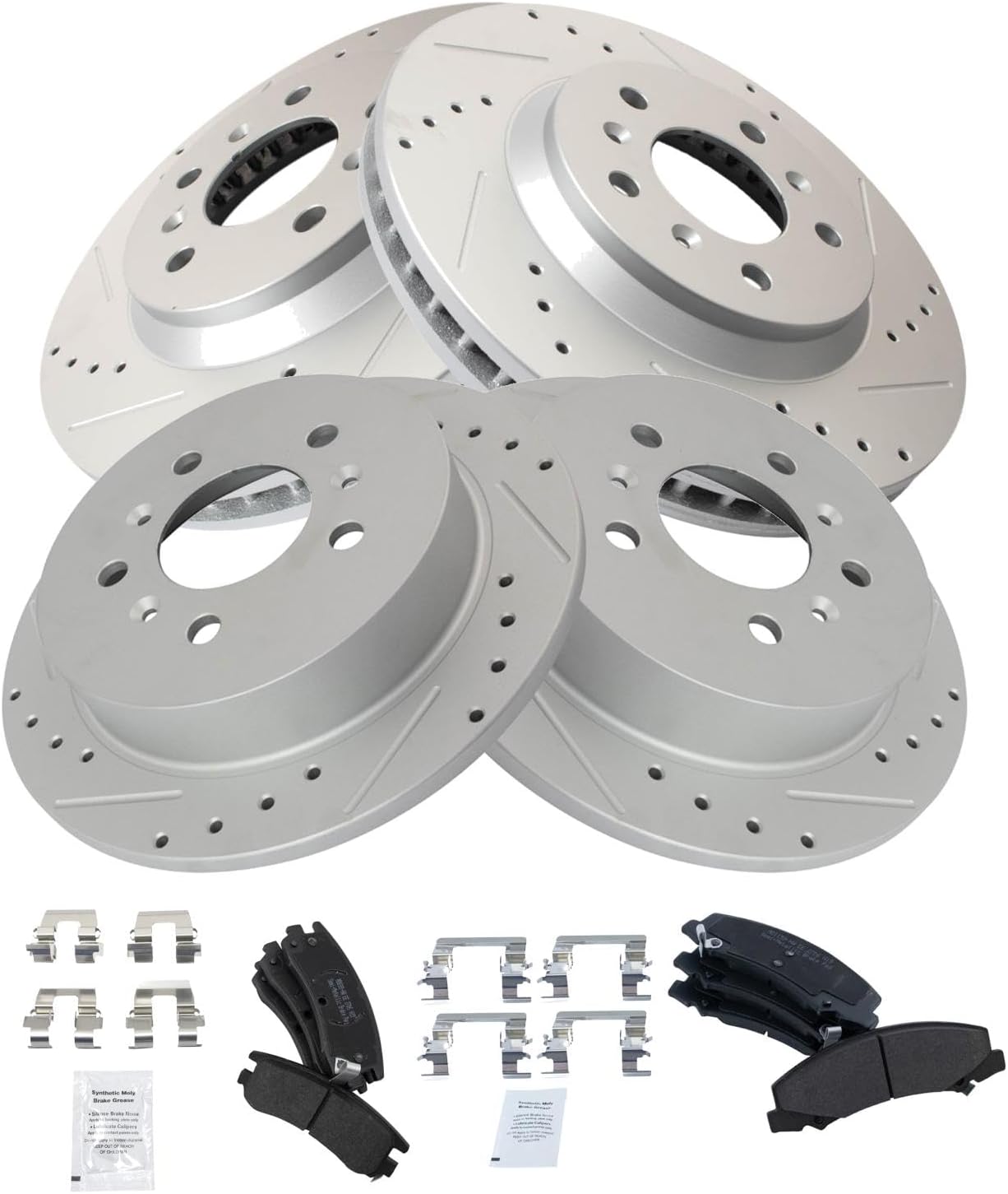 Performance Brake Pad & Rotor Kit for Chevrolet Impala 2006-2010