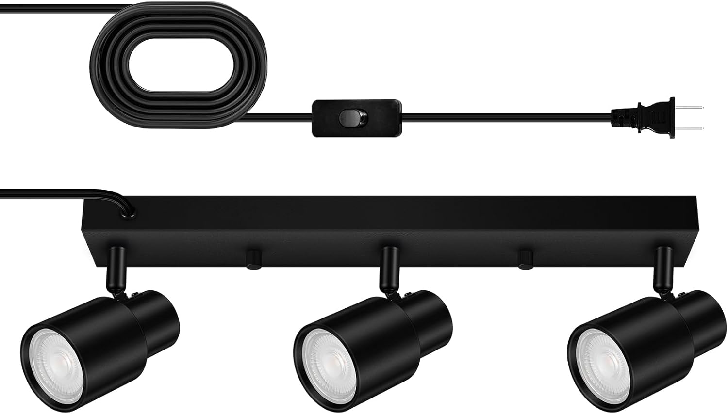 Plug-in Track Lighting LED for Modern Home Spaces and Decor