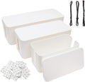 Cable Management Box Set Large Medium Small - Neat Power Strip