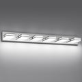 Modern LED Bathroom Lights Fixtures 6-Light - Bright 6000K Vanity