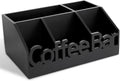 Coffee Bar Organizer for Countertop - Wooden Coffee and Tea Station