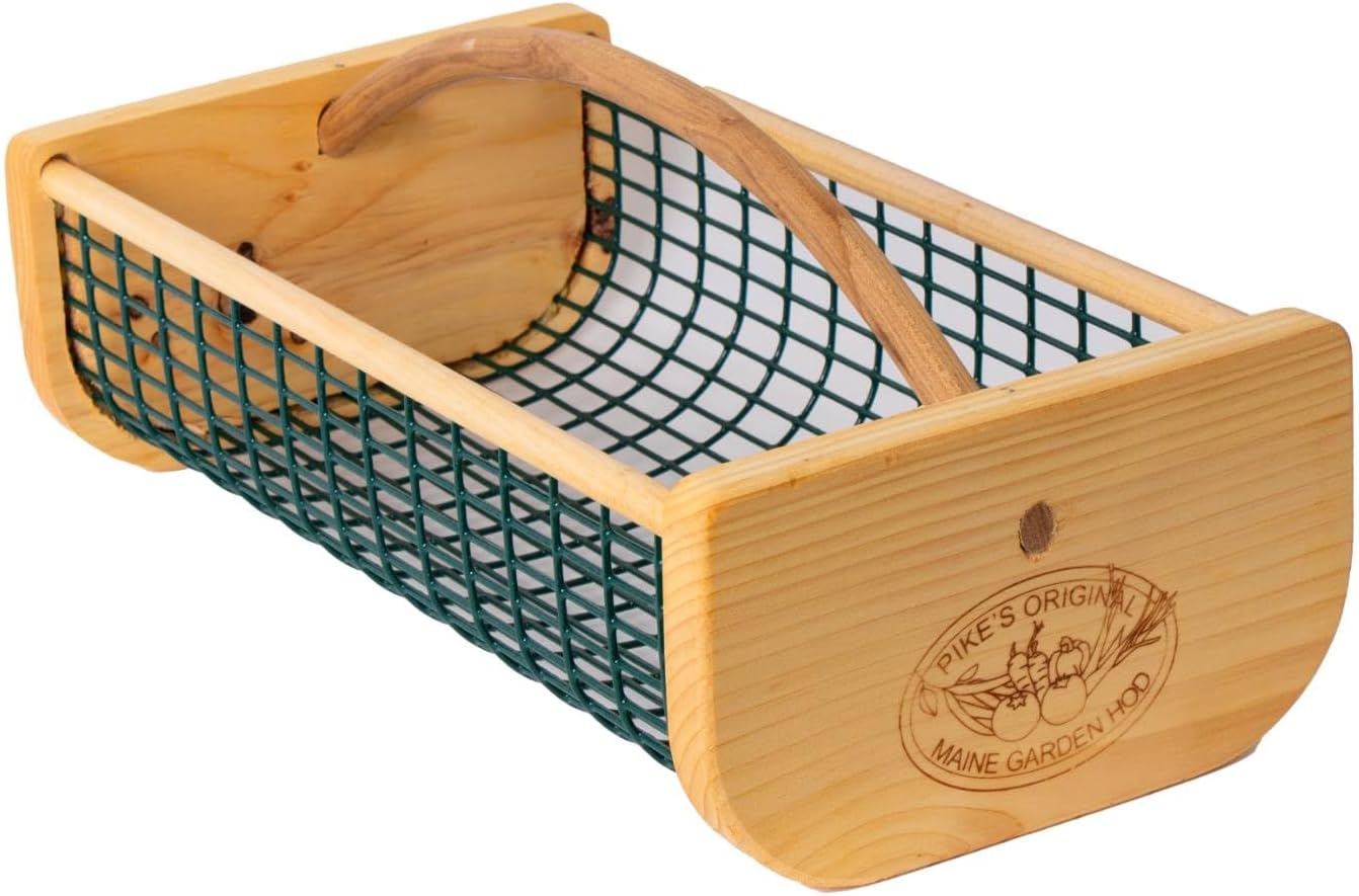 Maine Garden Hod Basket for Harvesting and Farmhouse Decor