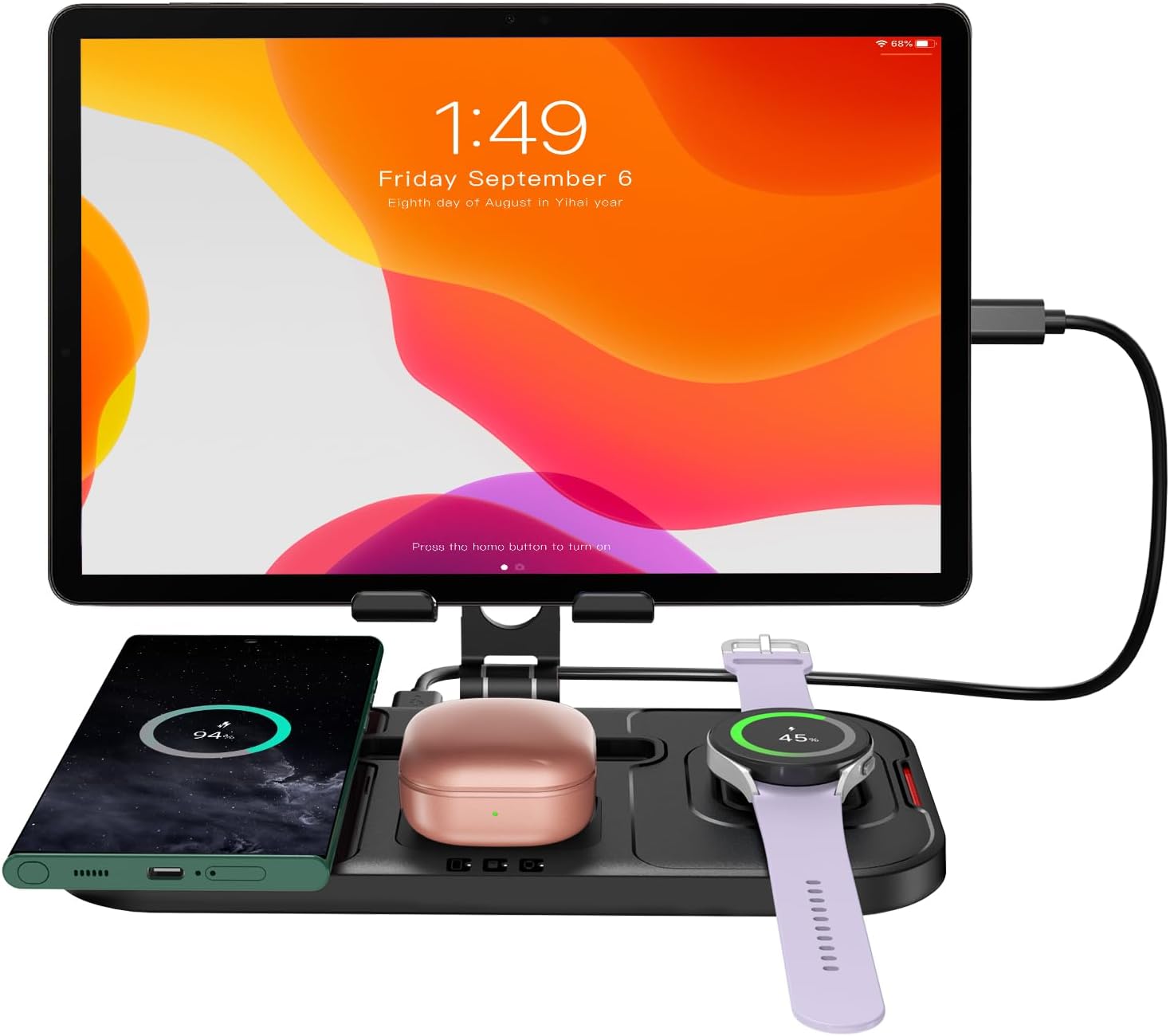 4-in-1 Samsung Wireless Charger & Stand