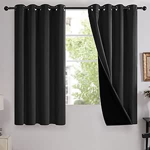 Deconovo 100% Black Out Curtains for Total Privacy and Comfort