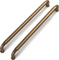 Goo-Ki 6 Pack 7-1/2 in Cabinet Pulls Antique Brass - Solid Zinc Alloy