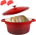 CUKOR 7QT Dutch Oven Pot With Lid - Versatile Bread Baking and Slow