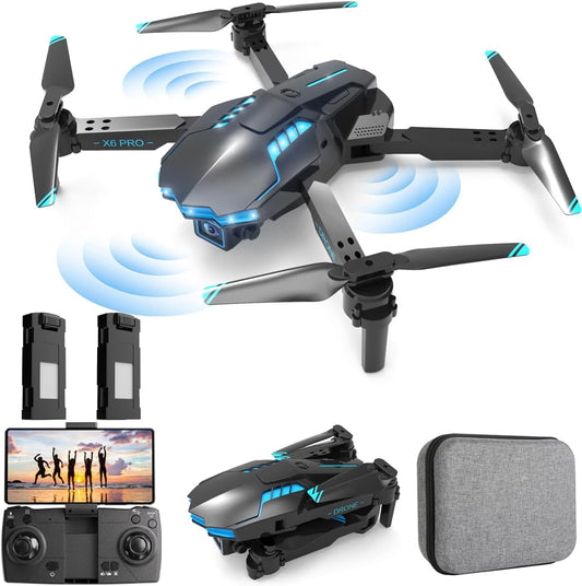 Foldable FPV Drone 1080P Camera - Perfect for Kids & Adults! HONIVON