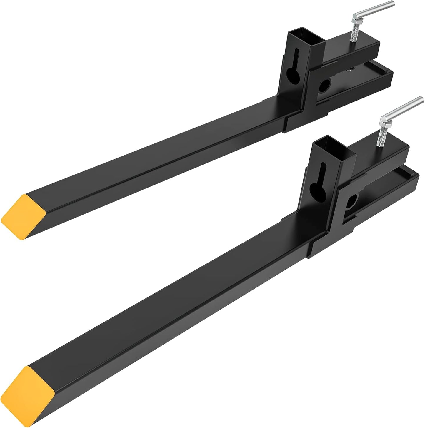 YINTATECH 43in Clamp on Pallet Forks for Heavy-Duty Use