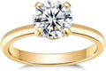 IMOLOVE Solitaire Moissanite Engagement Ring 1CT D VVS1 - Classic home