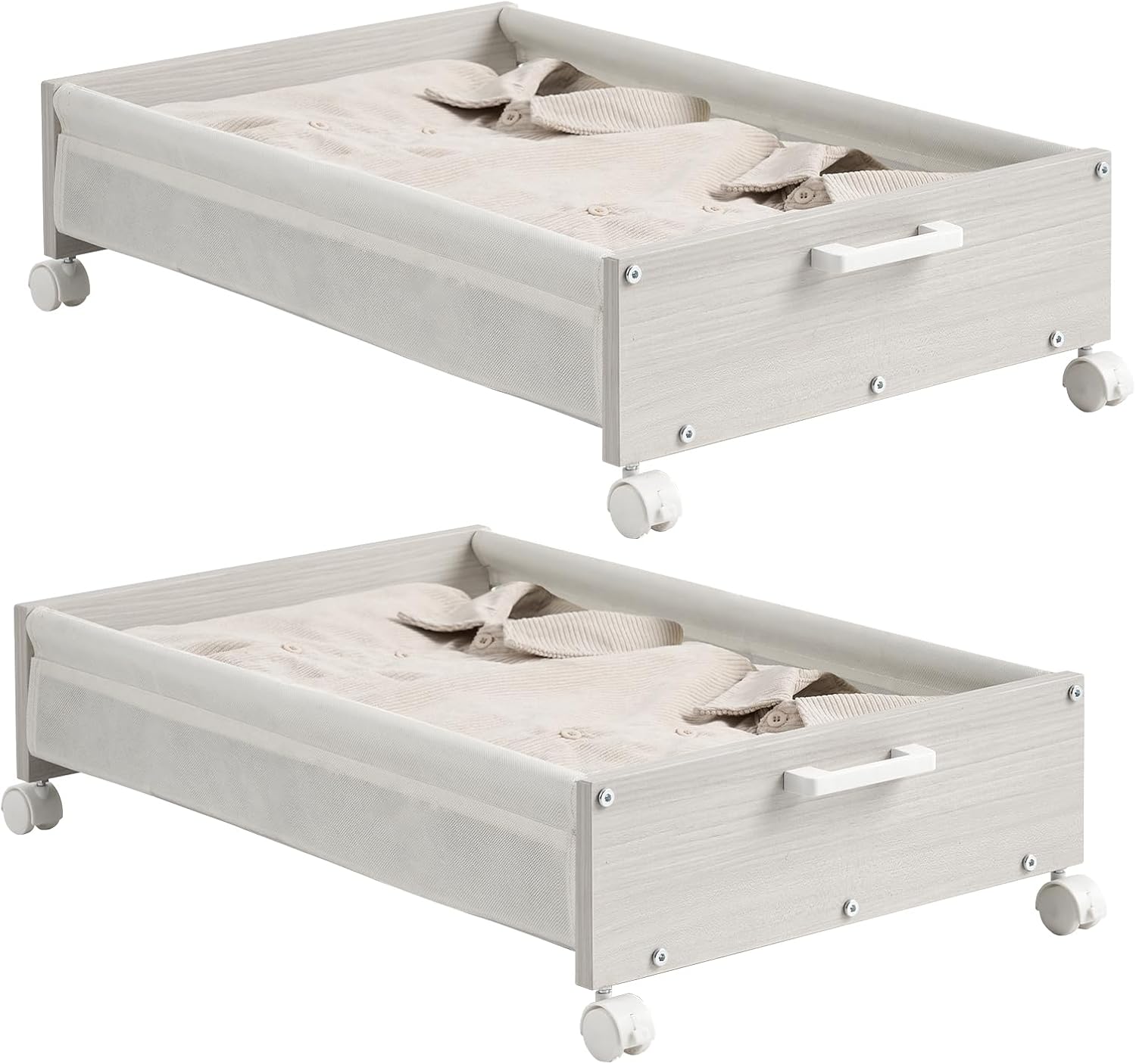 Under Bed Storage with Wheels for Efficient Space Saving