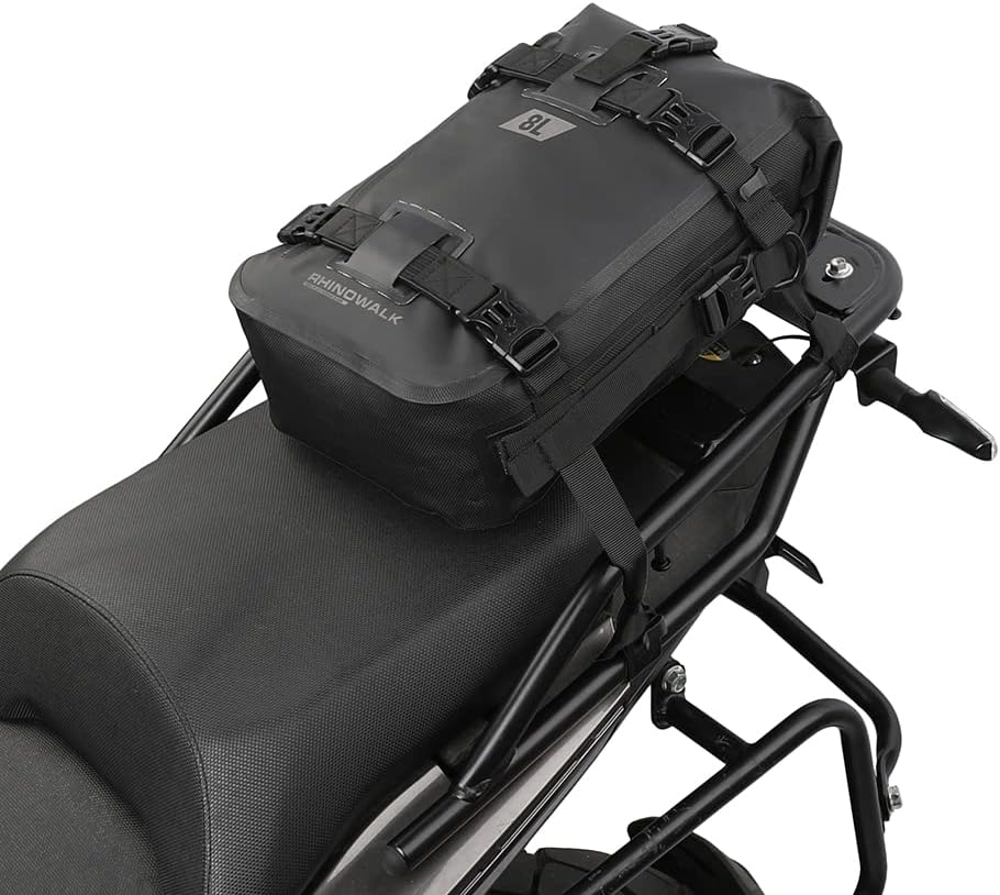 Rhinowalk Motorcycle Tail Bag: Waterproof Motorbike Side Bag
